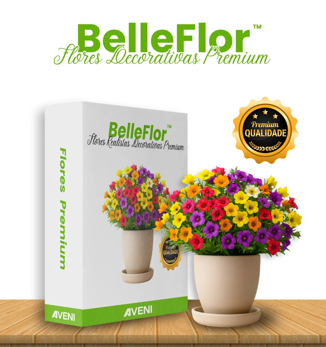 BelleFlor™ – Flores Realistas Decorativas Premium com Proteção UV