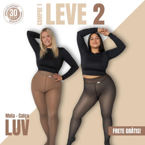 Meia-Calça Translúcida Luv® Forrada com Lã [COMPRE 1 E LEVE 2] – Queima de Estoque! 🔥