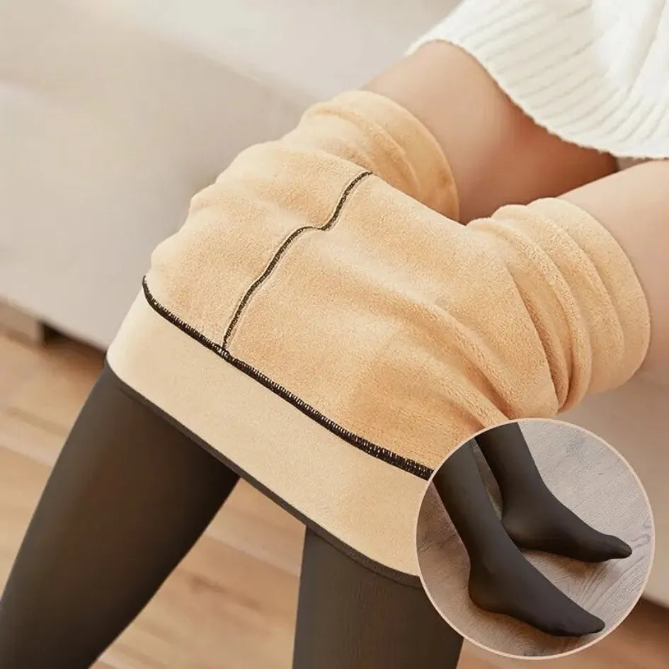 Meia-Calça Translúcida Luv® Forrada com Lã [COMPRE 1 E LEVE 2] – Queima de Estoque! 🔥